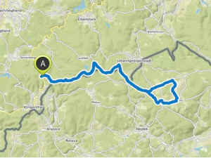 12.Tour Muehlleithen Kamm Skimagistrale Baerringen Abertam RoteGrubeImbiss Skimagistrale Kamm Muehlleithen